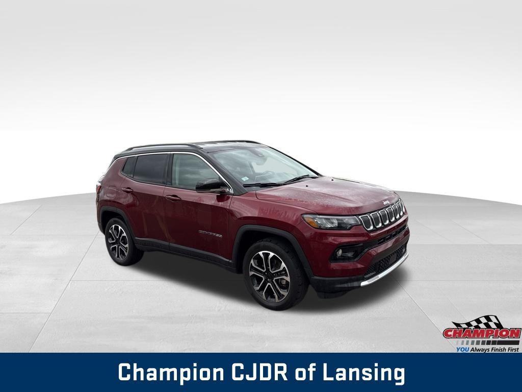 used 2022 Jeep Compass car, priced at $22,954