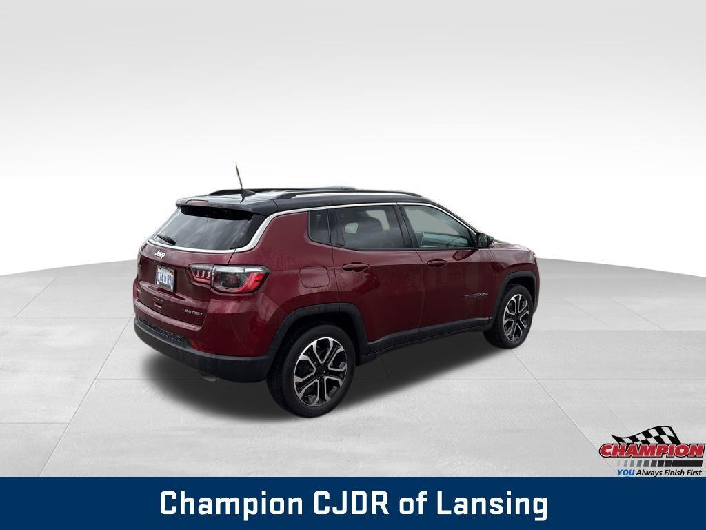 used 2022 Jeep Compass car, priced at $22,954