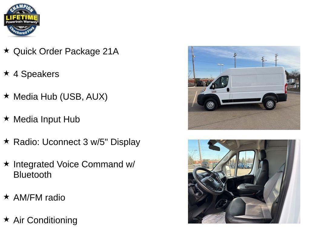 used 2019 Ram ProMaster 1500 car, priced at $22,499