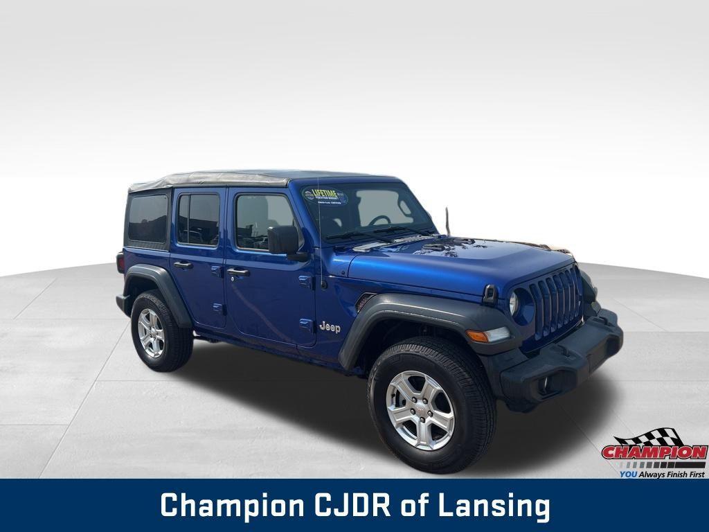 used 2020 Jeep Wrangler Unlimited car, priced at $28,954