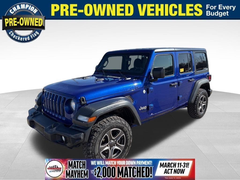 used 2018 Jeep Wrangler Unlimited car, priced at $18,999