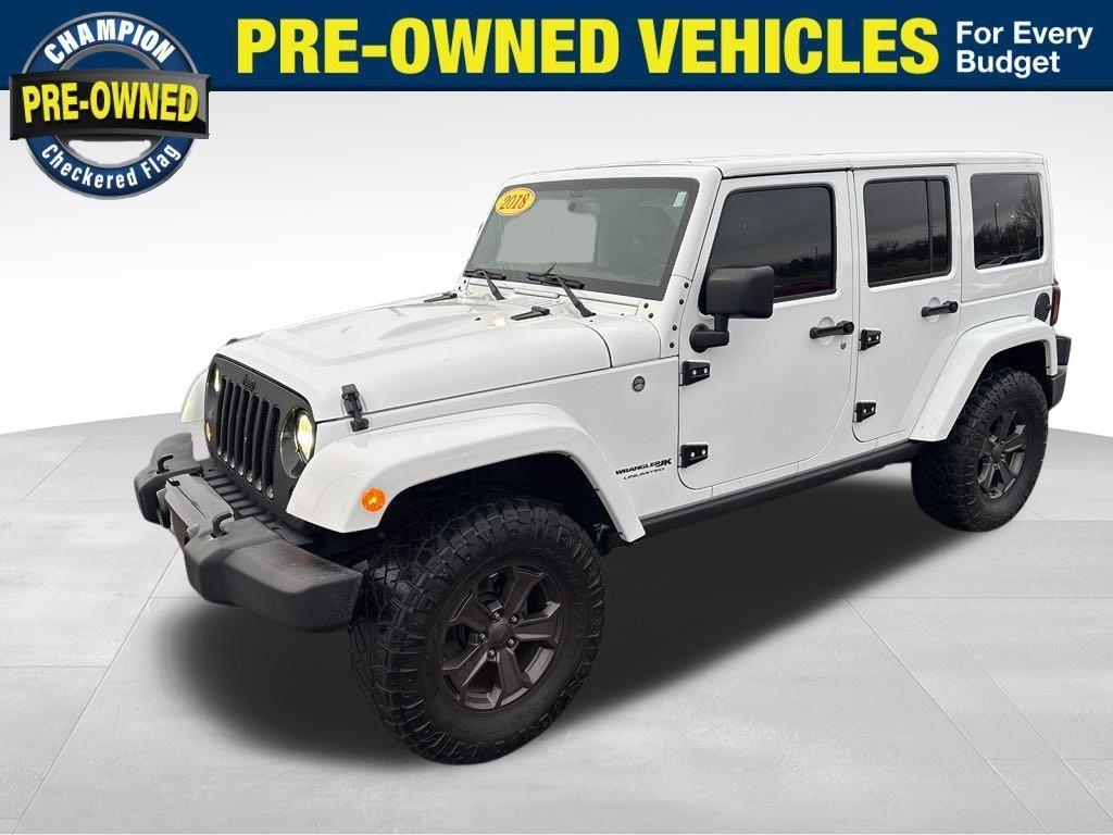 used 2018 Jeep Wrangler JK Unlimited car, priced at $20,989