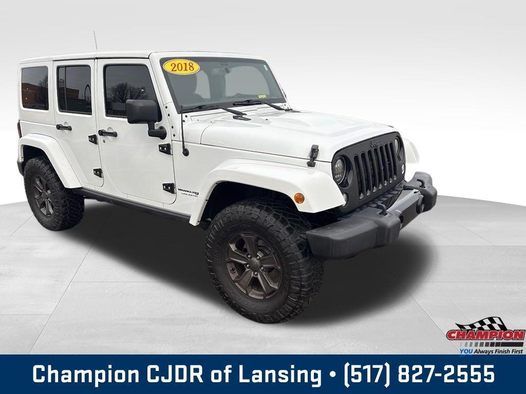 used 2018 Jeep Wrangler JK Unlimited car, priced at $20,927