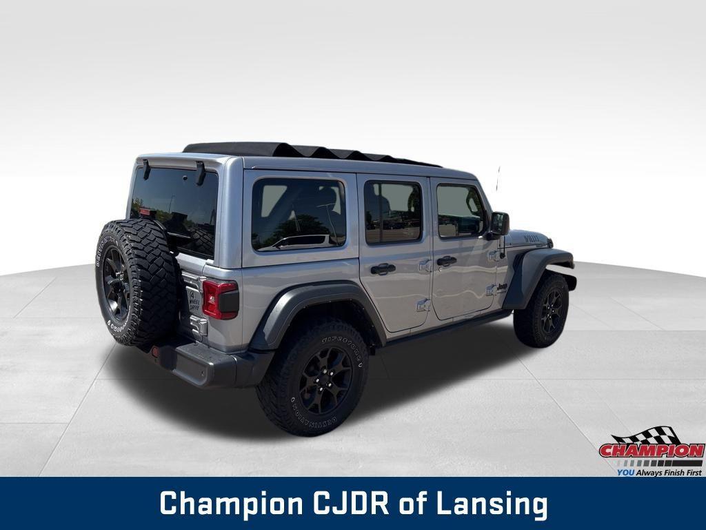 used 2021 Jeep Wrangler Unlimited car, priced at $29,071