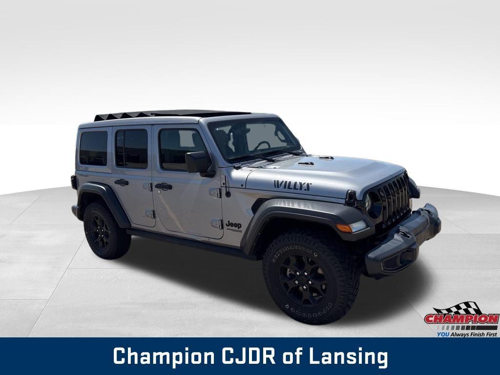 used 2021 Jeep Wrangler Unlimited car, priced at $29,754