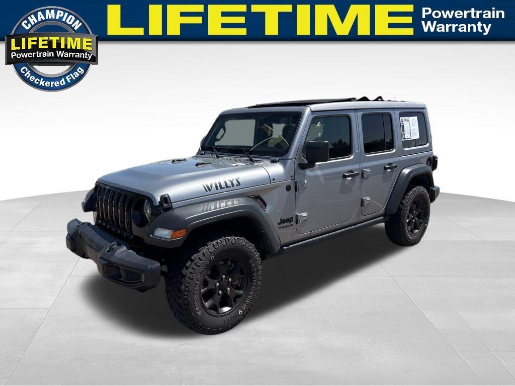 used 2021 Jeep Wrangler Unlimited car, priced at $29,754
