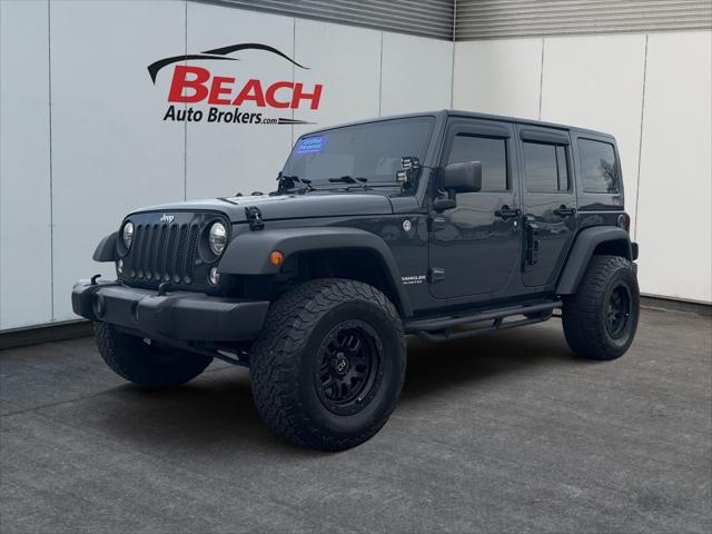 used 2017 Jeep Wrangler Unlimited car, priced at $19,477