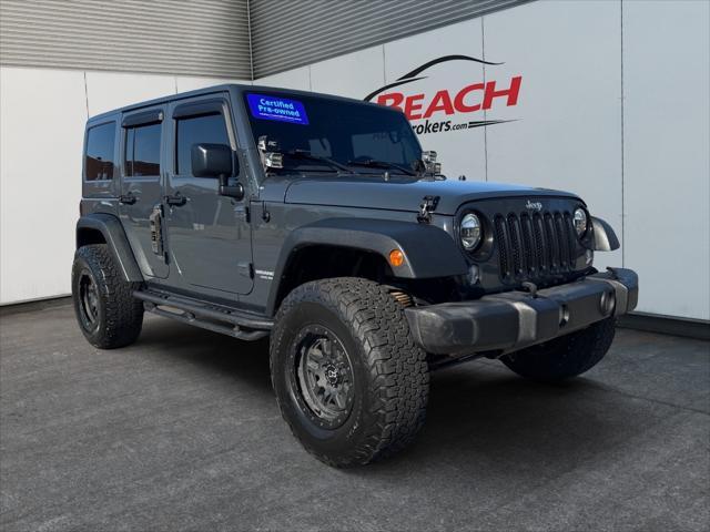 used 2017 Jeep Wrangler Unlimited car, priced at $19,988