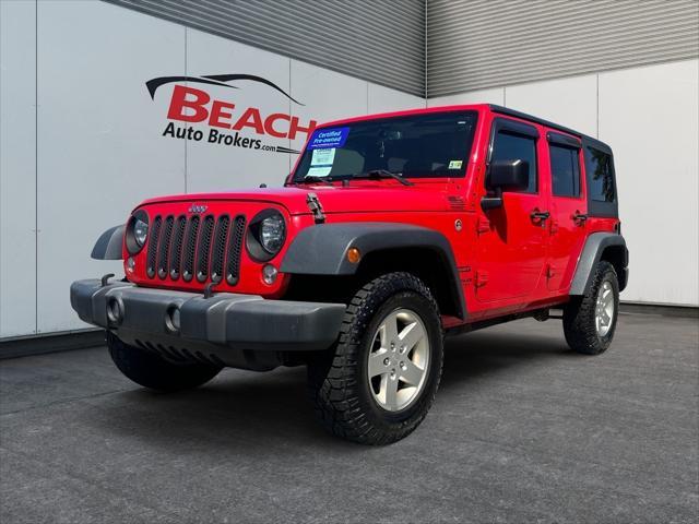 used 2016 Jeep Wrangler Unlimited car, priced at $22,500