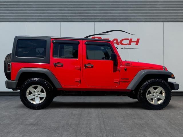 used 2016 Jeep Wrangler Unlimited car, priced at $22,500