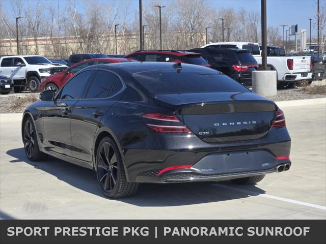 used 2023 Genesis G70 car, priced at $29,690