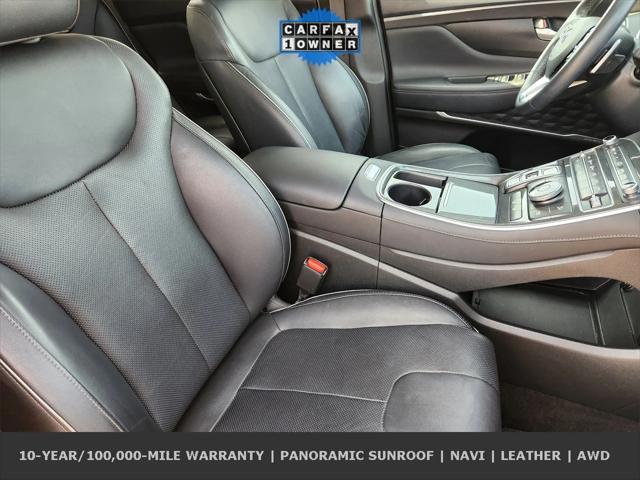 used 2022 Hyundai Santa Fe car, priced at $24,190
