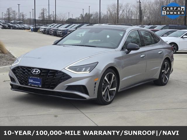 used 2021 Hyundai Sonata car, priced at $21,790