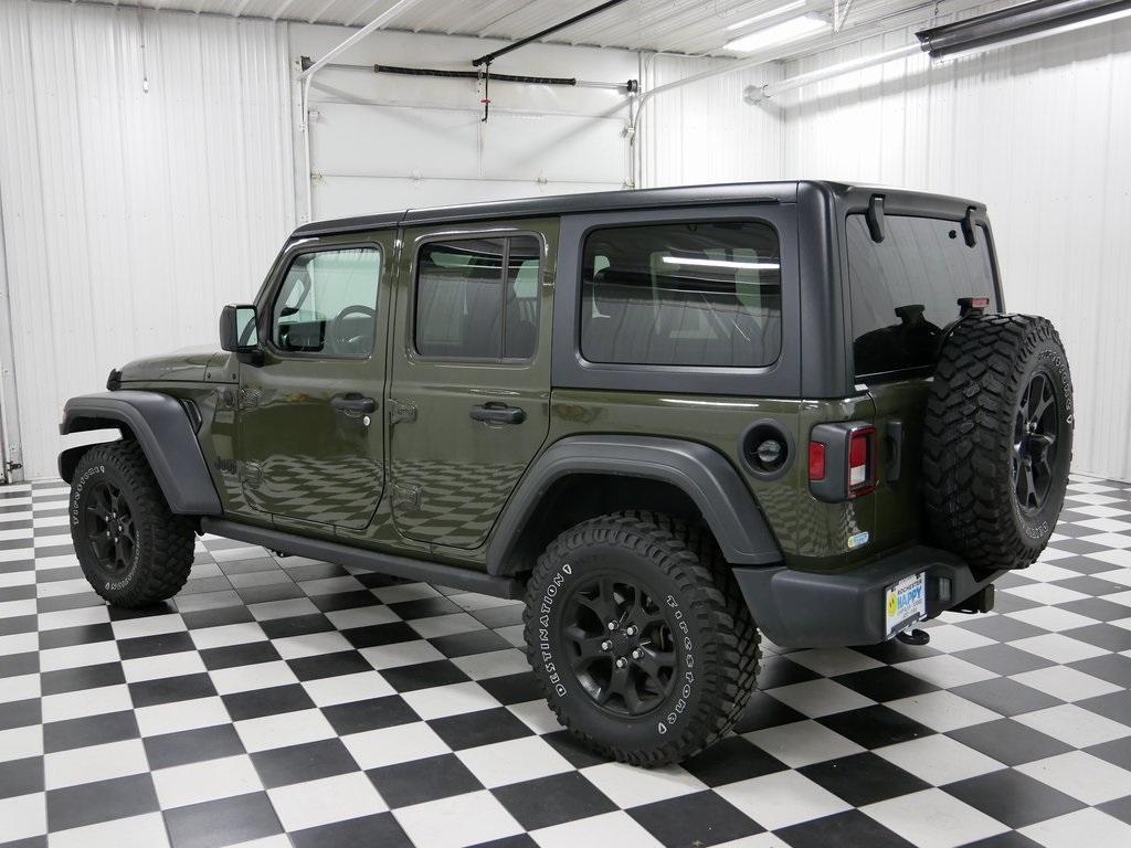 used 2021 Jeep Wrangler Unlimited car, priced at $31,000