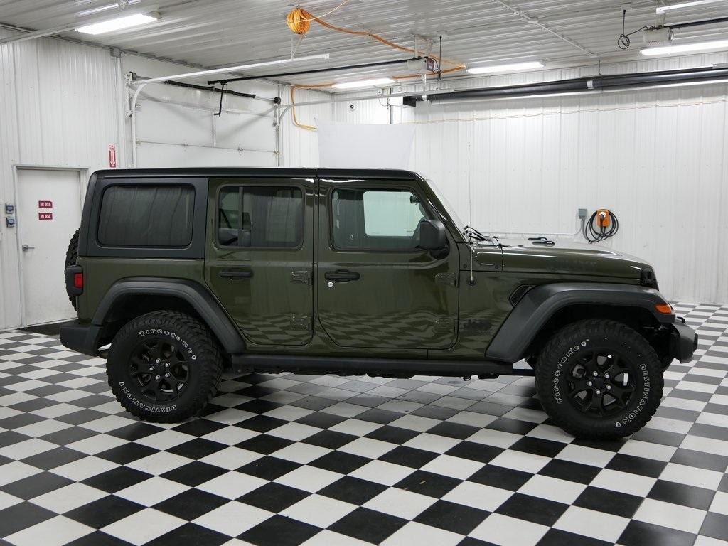used 2021 Jeep Wrangler Unlimited car, priced at $31,000