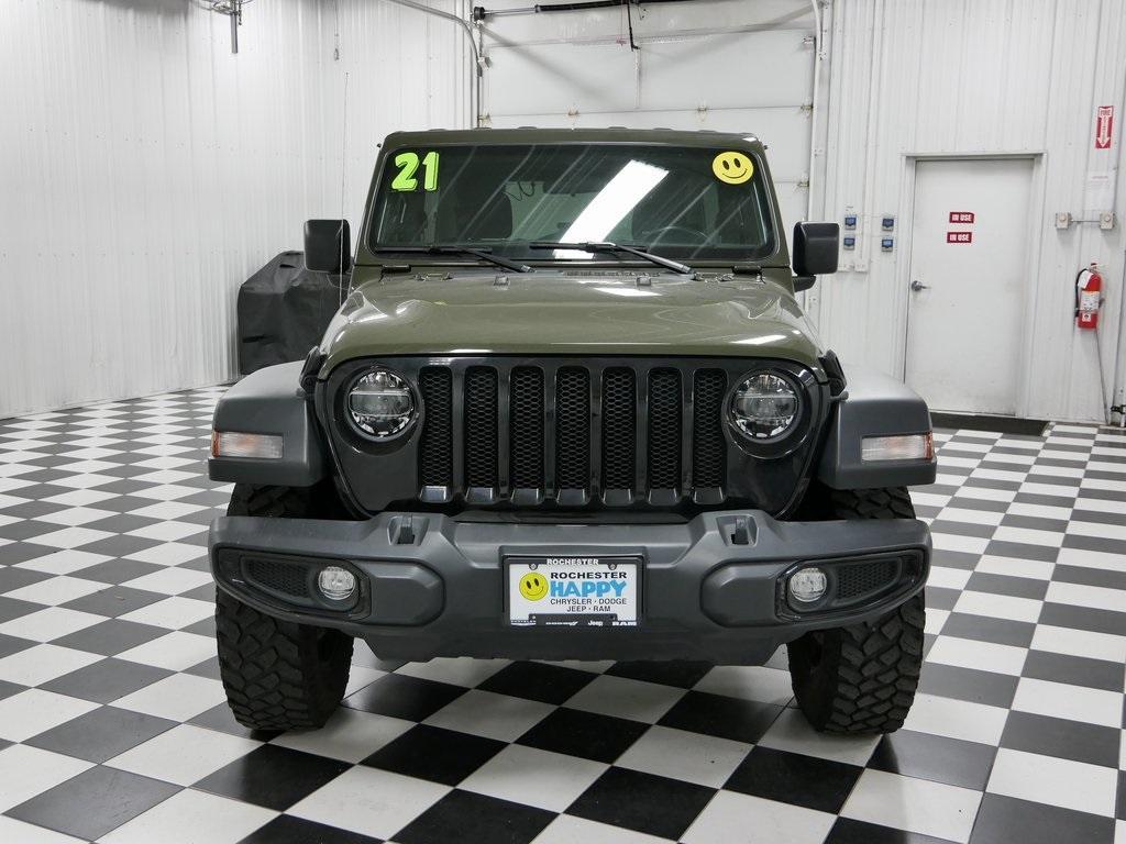 used 2021 Jeep Wrangler Unlimited car, priced at $31,000