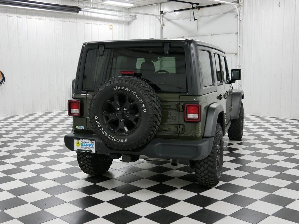 used 2021 Jeep Wrangler Unlimited car, priced at $31,000