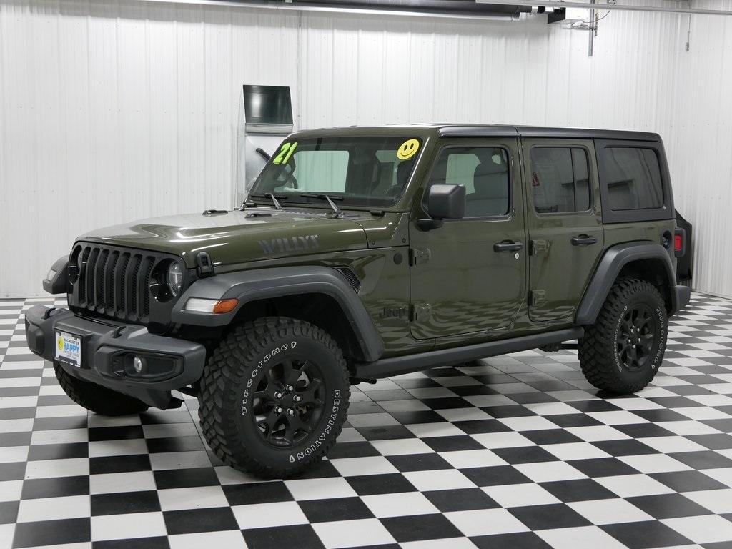 used 2021 Jeep Wrangler Unlimited car, priced at $31,000