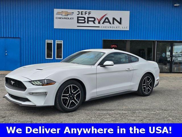 used 2021 Ford Mustang car, priced at $19,999