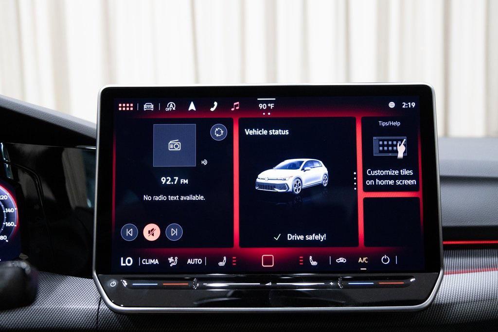 new 2025 Volkswagen Golf GTI car, priced at $39,455