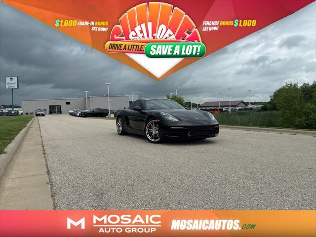 used 2017 Porsche 718 Cayman car, priced at $59,990