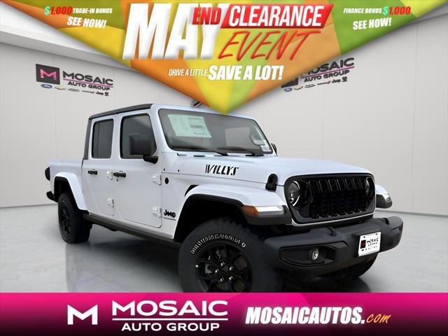 new 2024 Jeep Gladiator car, priced at $50,375