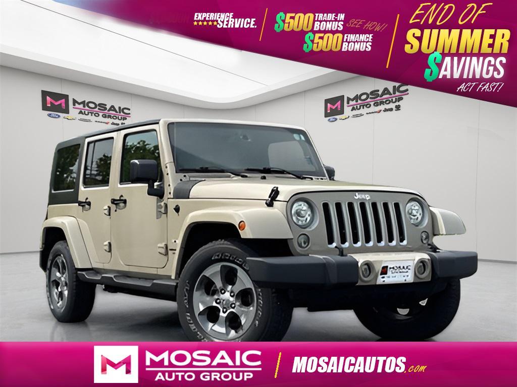 used 2017 Jeep Wrangler Unlimited car, priced at $22,990