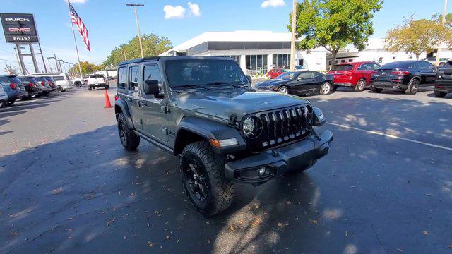 used 2022 Jeep Wrangler Unlimited car, priced at $27,218