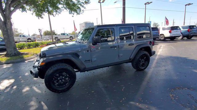 used 2022 Jeep Wrangler Unlimited car, priced at $27,218