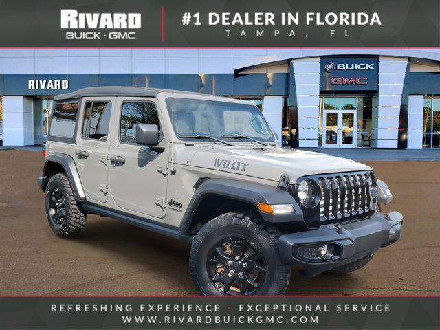 used 2022 Jeep Wrangler Unlimited car, priced at $30,882