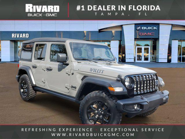 used 2022 Jeep Wrangler Unlimited car, priced at $34,292