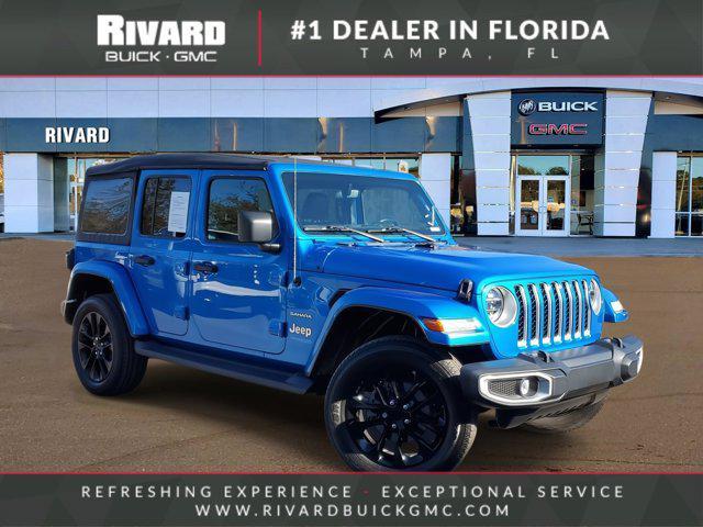 used 2021 Jeep Wrangler Unlimited 4xe car, priced at $30,164