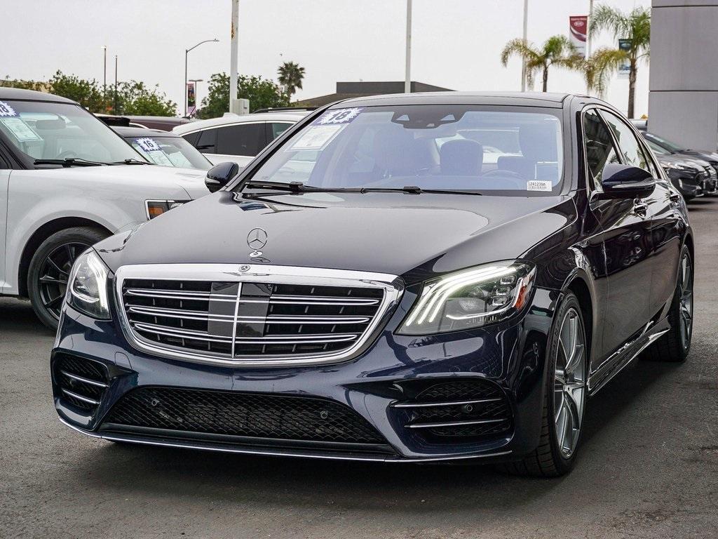 used 2018 Mercedes-Benz S-Class car, priced at $44,341