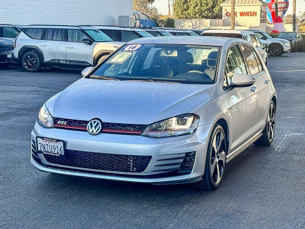 used 2016 Volkswagen Golf GTI car, priced at $16,762