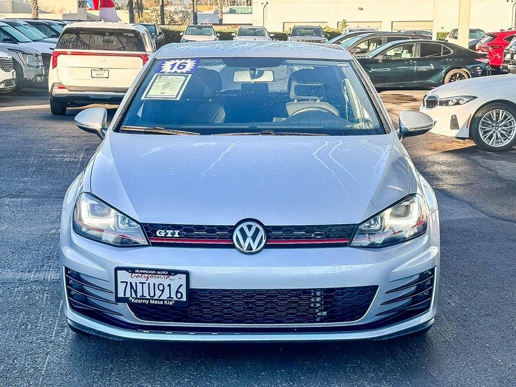 used 2016 Volkswagen Golf GTI car, priced at $16,762