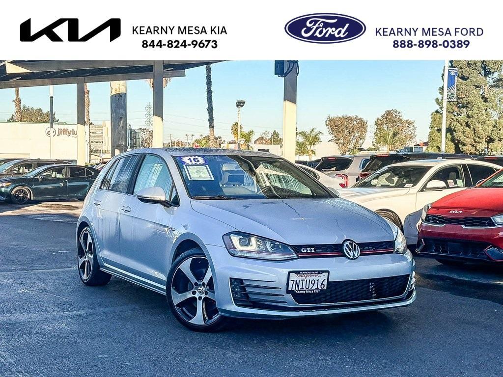 used 2016 Volkswagen Golf GTI car, priced at $16,762