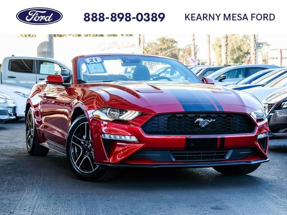 used 2021 Ford Mustang car, priced at $22,791