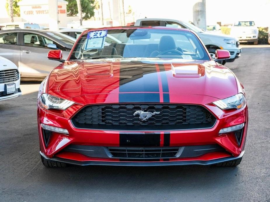 used 2021 Ford Mustang car, priced at $22,791