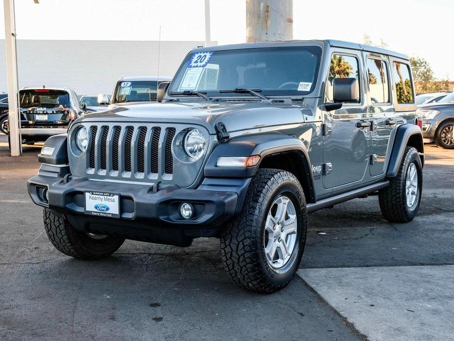 used 2020 Jeep Wrangler Unlimited car, priced at $23,842