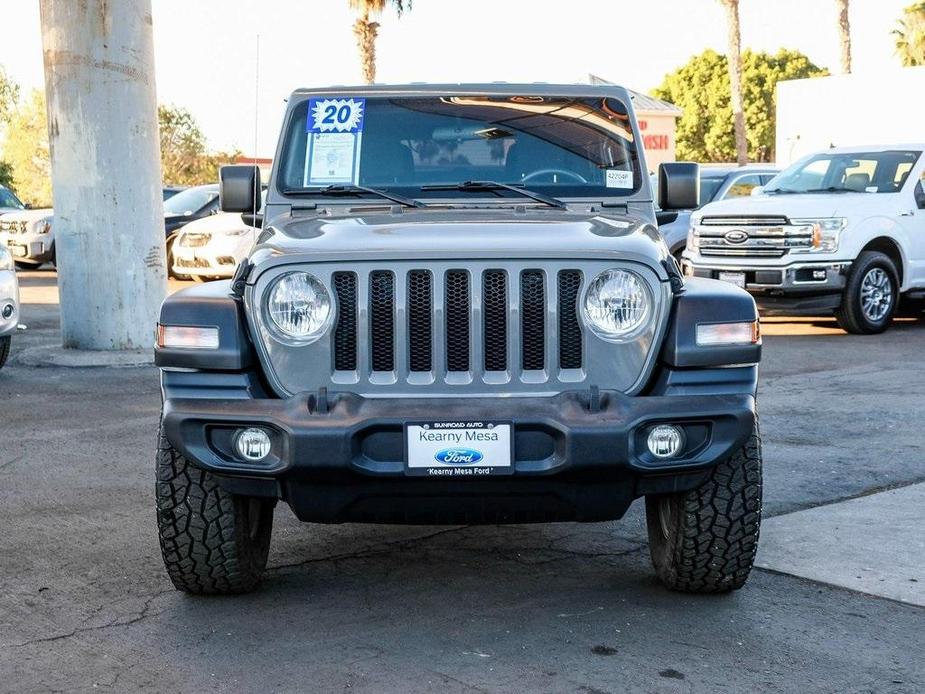 used 2020 Jeep Wrangler Unlimited car, priced at $23,842