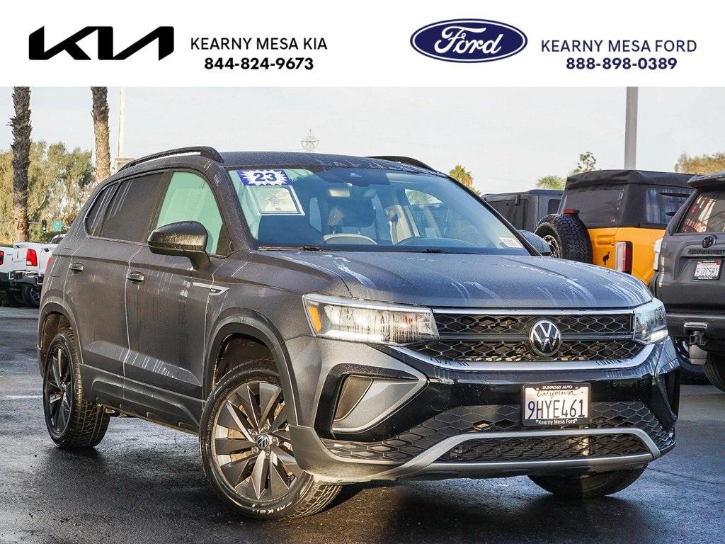 used 2023 Volkswagen Taos car, priced at $17,992