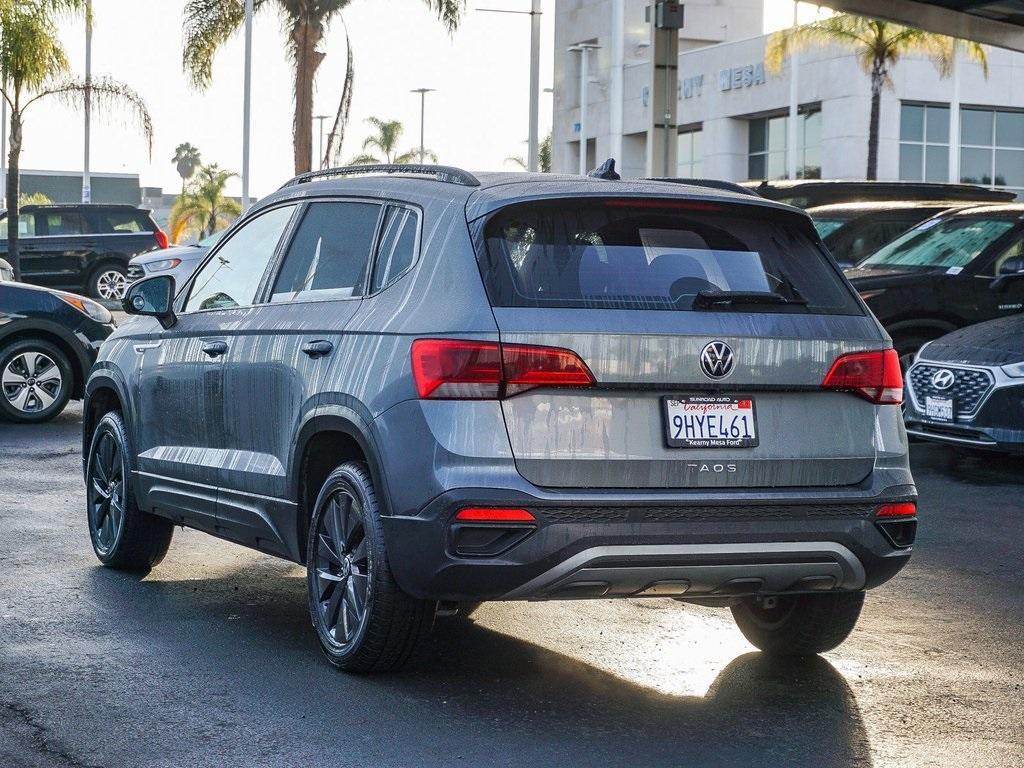 used 2023 Volkswagen Taos car, priced at $17,992