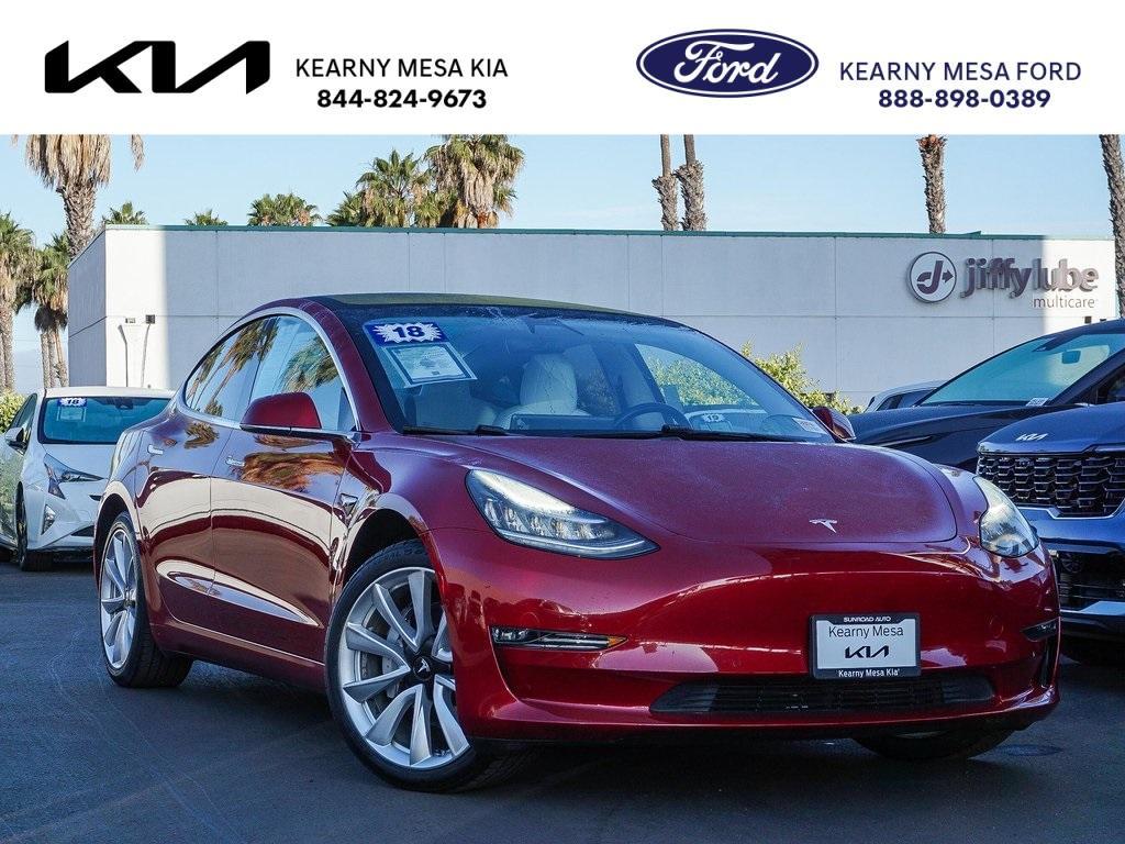 used 2018 Tesla Model 3 car, priced at $20,742