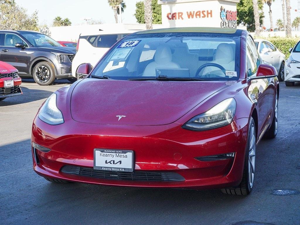 used 2018 Tesla Model 3 car, priced at $20,742