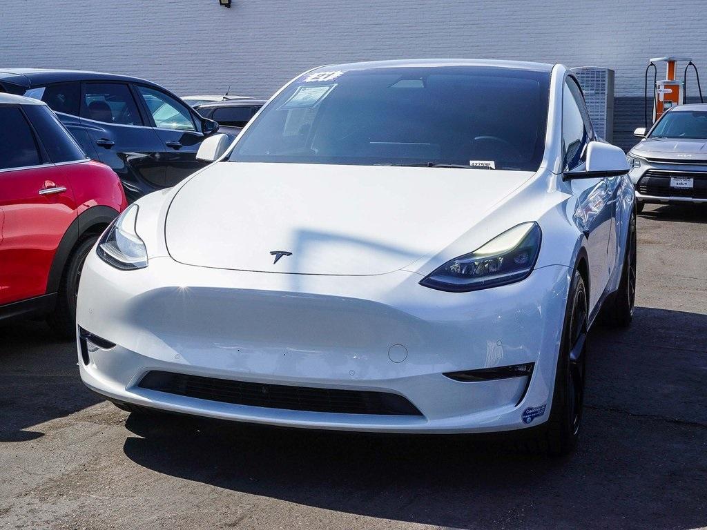 used 2021 Tesla Model Y car, priced at $28,491