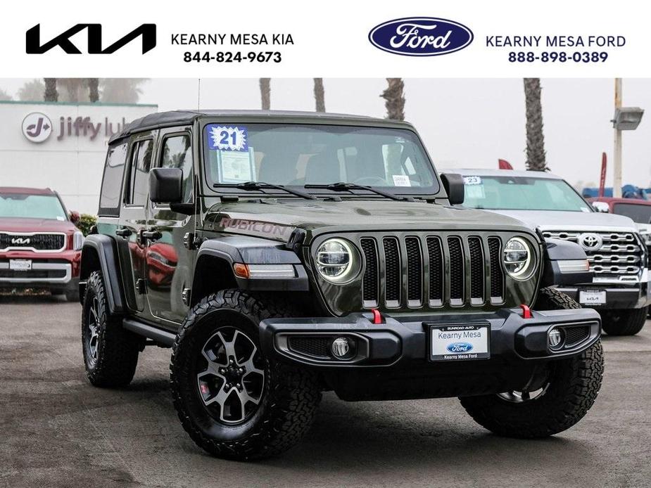 used 2021 Jeep Wrangler Unlimited car, priced at $36,994