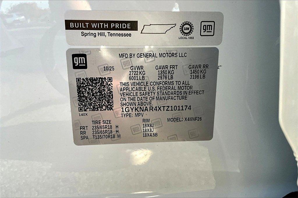 new 2026 Cadillac XT5 car, priced at $46,020