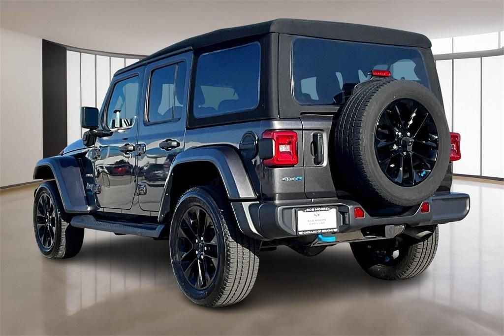 used 2022 Jeep Wrangler Unlimited 4xe car, priced at $29,637