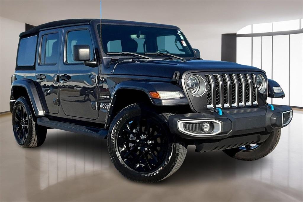 used 2022 Jeep Wrangler Unlimited 4xe car, priced at $29,637