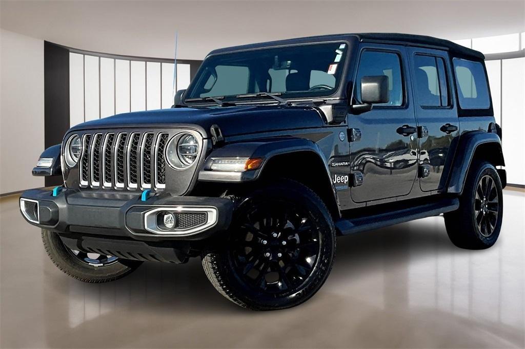 used 2022 Jeep Wrangler Unlimited 4xe car, priced at $29,637